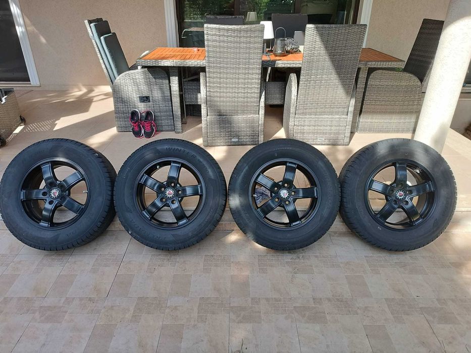 4 x алуминиеви джанти платина KBA 48443 6.5Jx16H2 тип AS1-6516