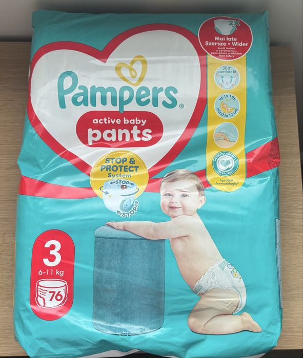 Scutece Pampers Active Baby nr. 3 - 76 bucati