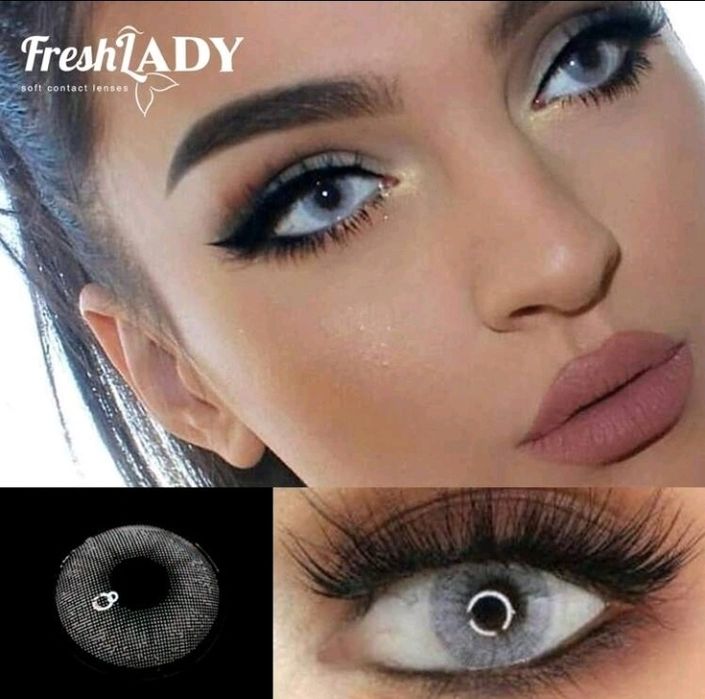 Едногодишни Цветни контактни лещи без диоптър