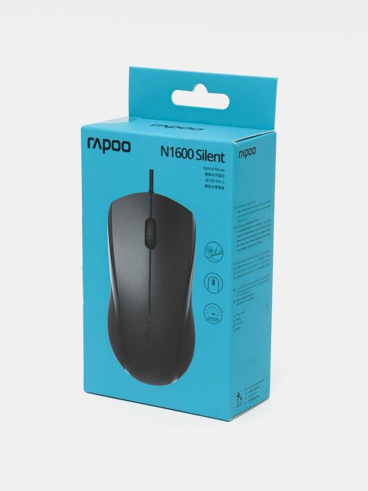 продам новый бесшумная проводная мышь Rapoo N1600 Silent