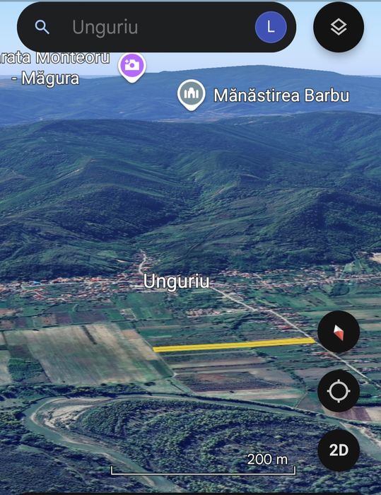 Teren Unguriu-Buzau! Gaze, Apa, Electricitate, Asfalt