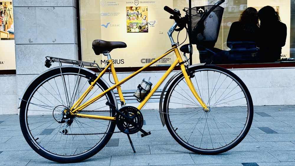 Bicicletă urbană belgiana unisex, recondiționată integral la COBI Custom Bicycle