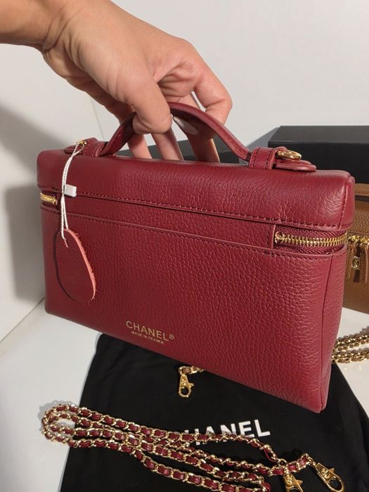 Дамска чанта Chanel Lunch Box 26C Red