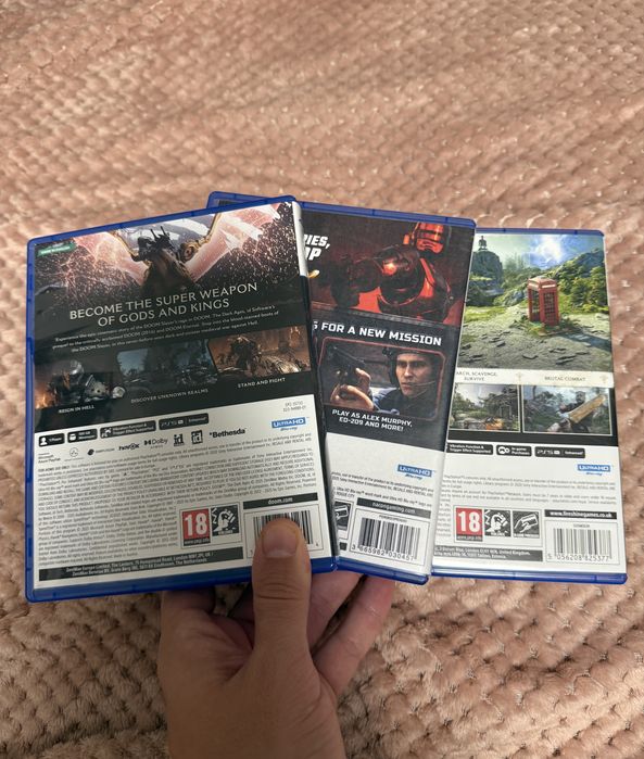 Doom Dark Ages.Robocop.Atomfall PS5