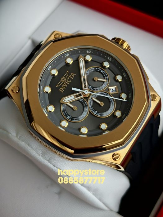 INVICTA Akula Gold 50 mm, Инвикта нов ръчен часовник