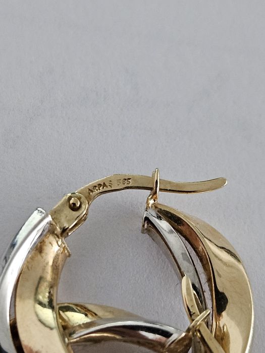 Златни обеци 14К / 2.18гр.