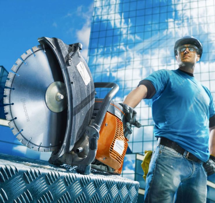 Алмазная резка битона