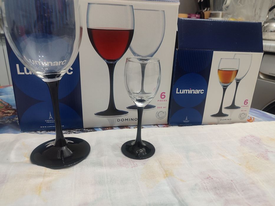 Фужеры в отличном состоянии люминарк