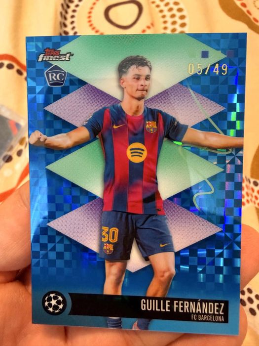 Guille Fernández RC /49 – Topps Finest (FC Barcelona)