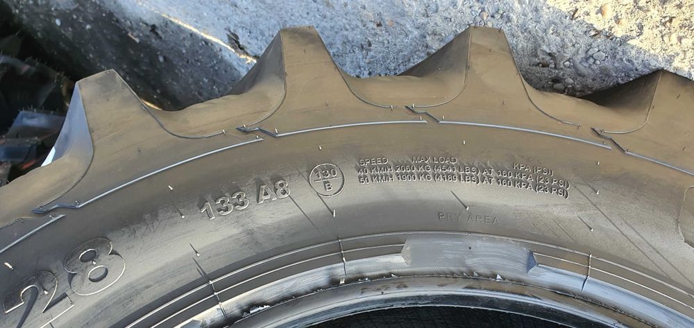 380/85R28 cauciucuri noi agricole ramforsate de la OZKA WQZX