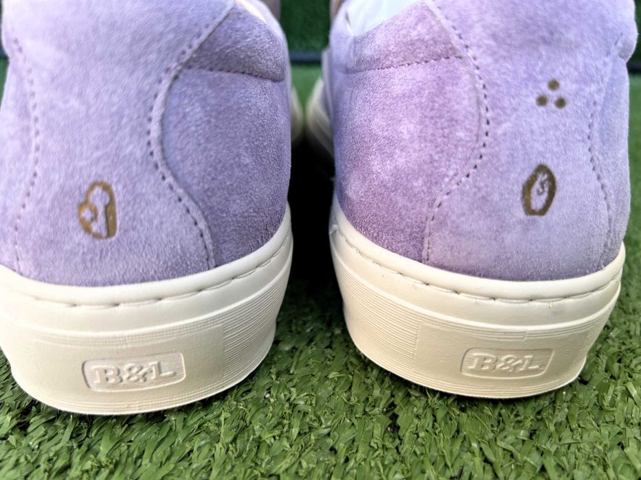 pantofi slipon Baudoin & Lange, marimea 37, culoare violet, gold label