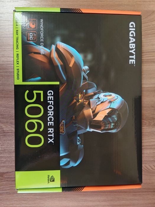 Видеокарта GIGABYTE GeForce RTX 5060 WINDFORCE OC новая запечатанная