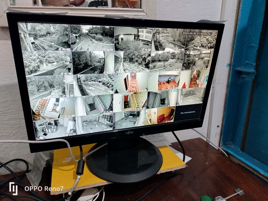 Установка видеокамера