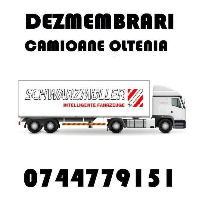 Piese Dezmembrari Semiremorca bena ( basculabila ) / prelata / platforma SCHWARZMULLER : axe , etrieri , butuci , supape , arcuri , structuri , cilindrii