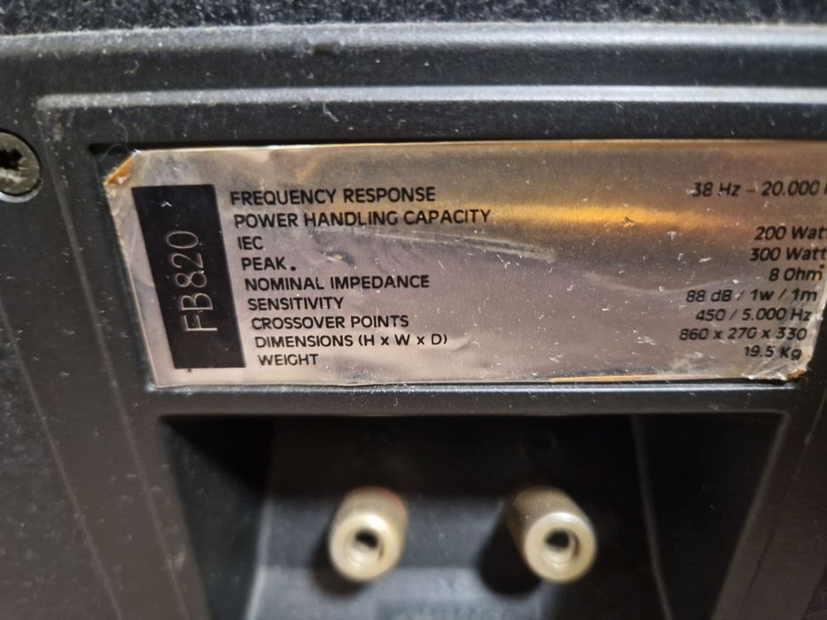 Philips FB 820 Sony scenario