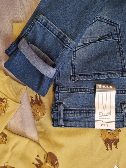 Сет дънки и блуза р-р 152