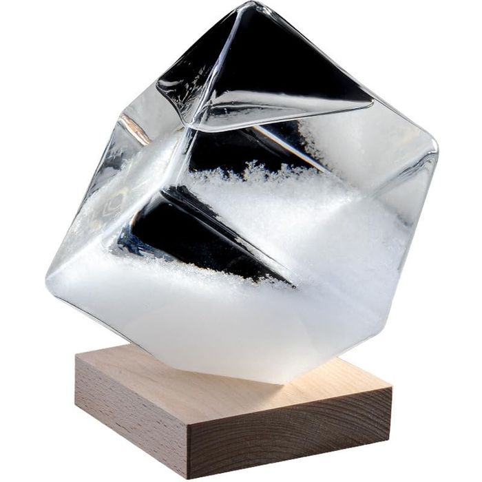 Бутилка за метеорологична станция Storm Glass Cubic Crystal Weather