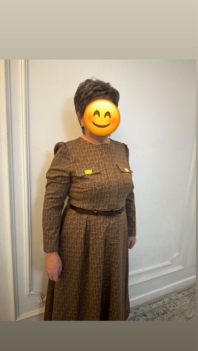 Жаңа көйлек, этикеткасымен