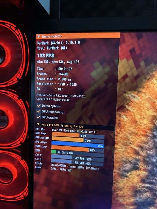 RTX 3080Ti Game Rock OC 12GB ideal