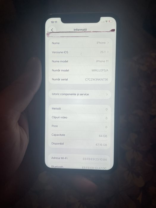 Vand iphone 11 liber de retea