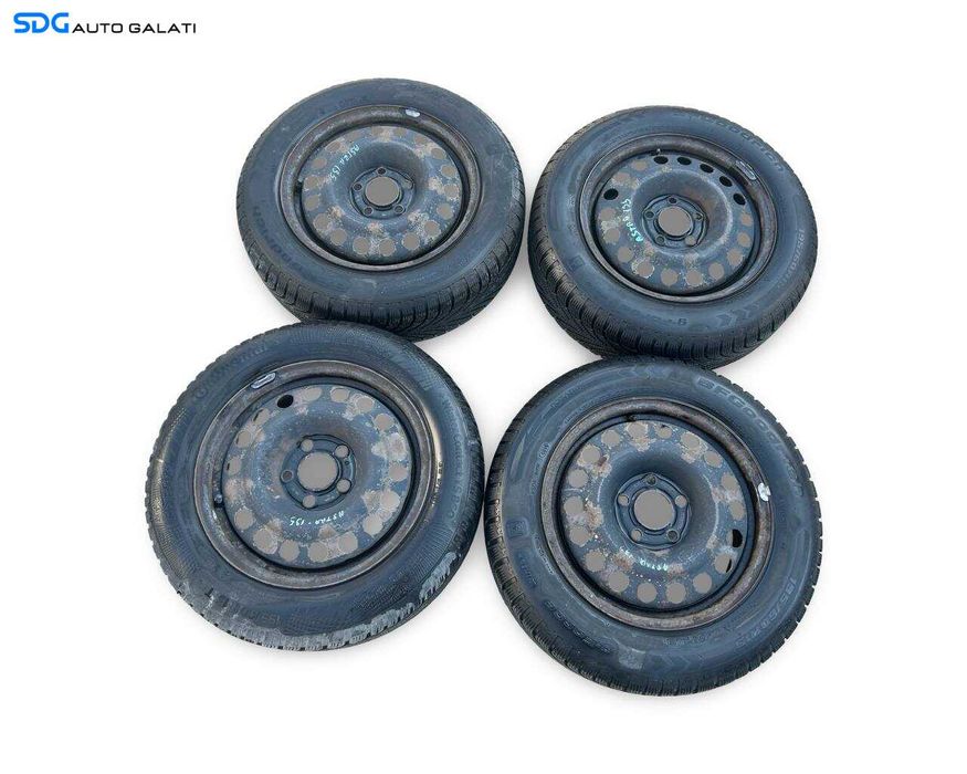 Set 4 Jante Janta Roata Roti Tabla 195 60 15 R15 Opel Speedster 2000 - 2005 (6Jx15H2 ET49 KFZLW8575 2150129) [JNT0038]