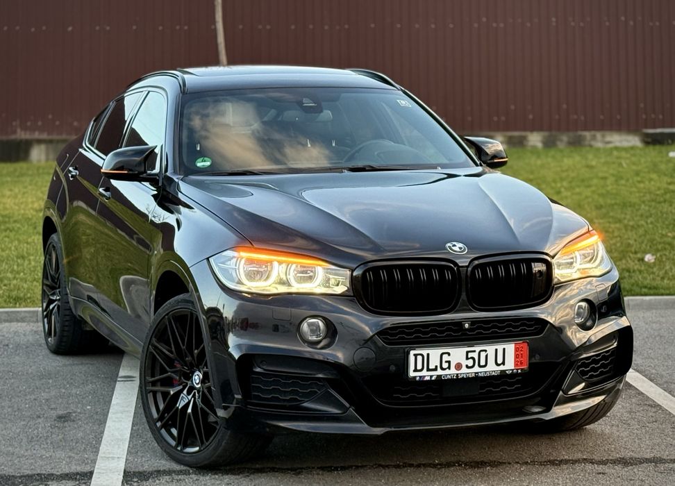 BMW X6 M50D 381 cp, Euro 6, X-Drive,trapa,soft clouse,night vision,top