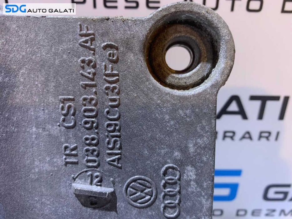 Suport Accesorii Rola Intinzatoare Compresor Alternator Volkswagen Sharan 2.0TDI BVH BRT 2006 - 2010 Cod 038903143AF [B3882]