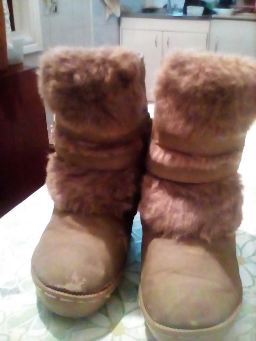 Сапоги тёплые для девочек