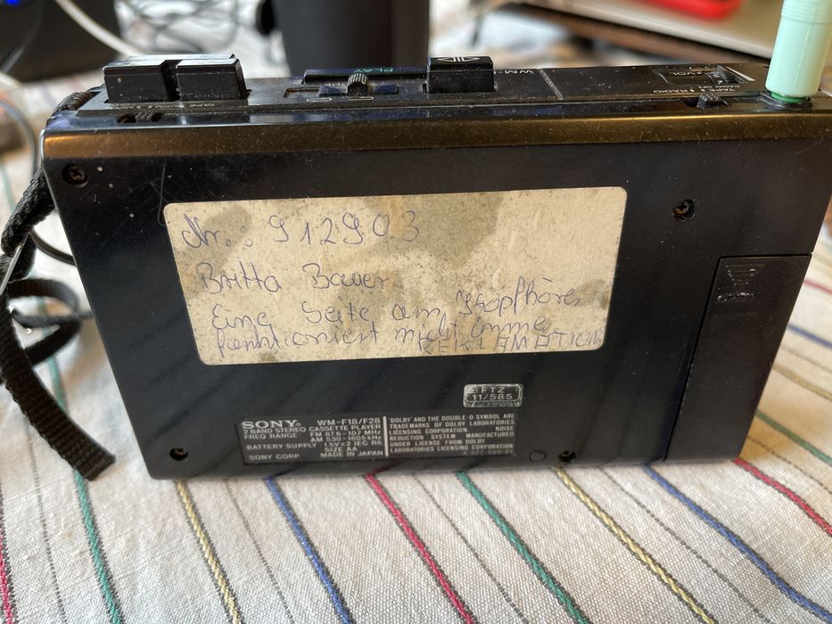 Walkman Sony FM/AM  DOLBY NR