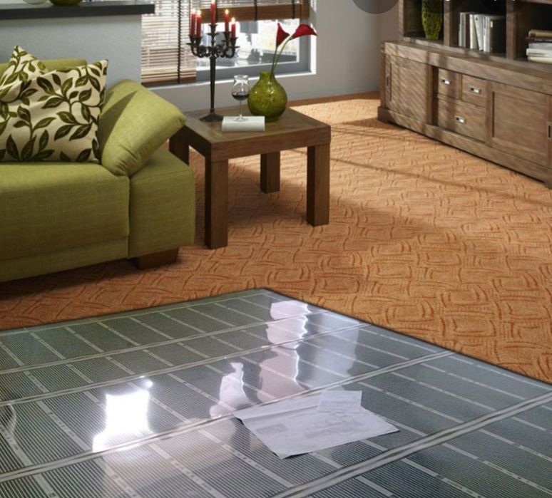 Пленочный теплый пол под ковер мобильный Теплый Пол инфракрасный