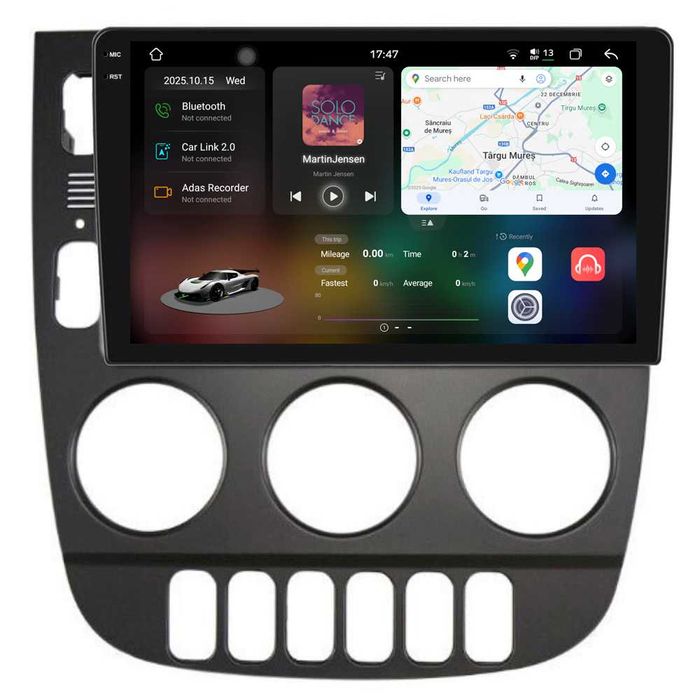 Navigatie Dedicata Mercedes ML W163 (1998-2005),Bluetooth,Wifi,Carplay