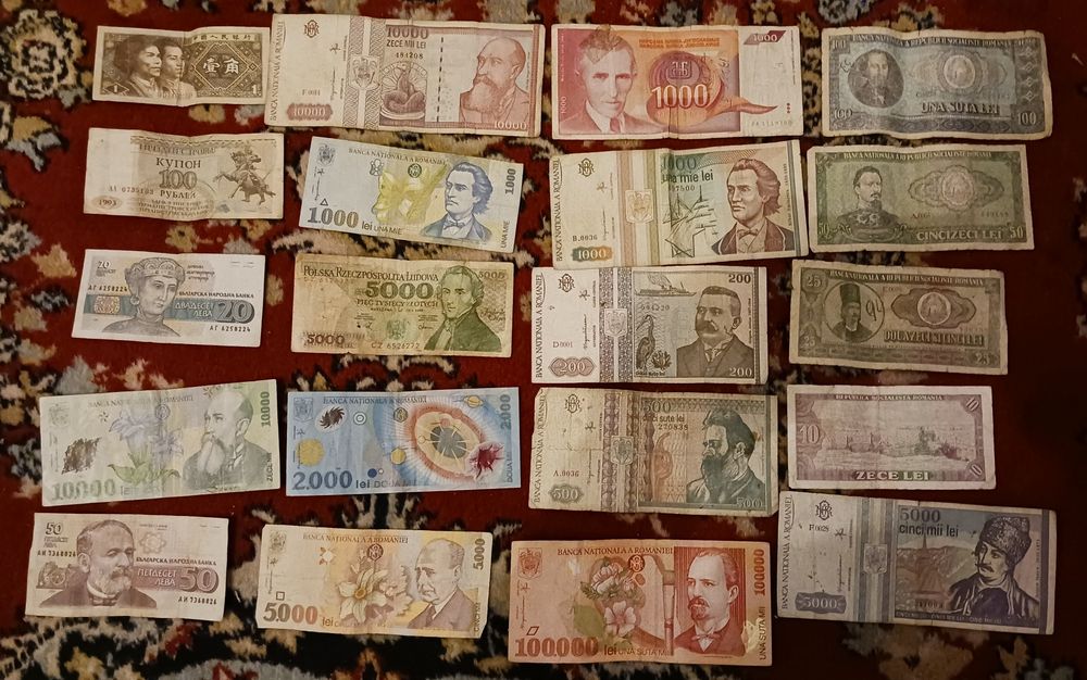 Colecție bancnote vechi