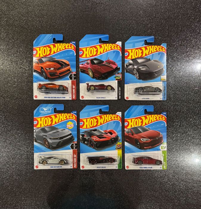 Hot Wheels Maserati, Nissan, Porsche, Mustang, Tesla, Pagano