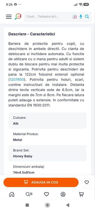 Portiță protectie
