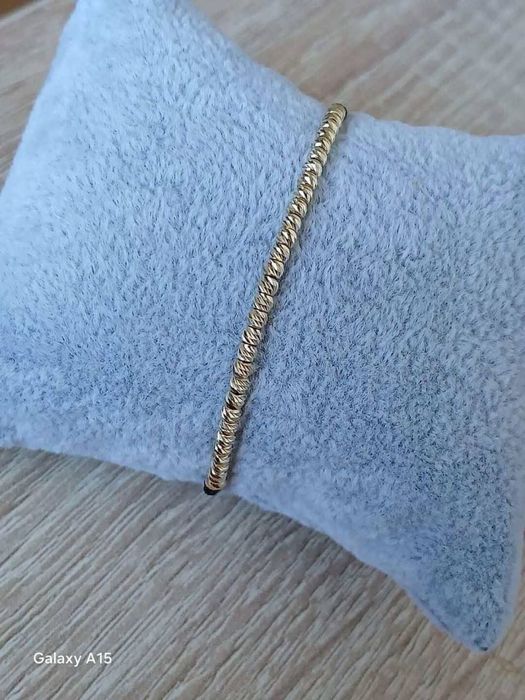 Bratara 33 bile de 2,5mm Aur 14K