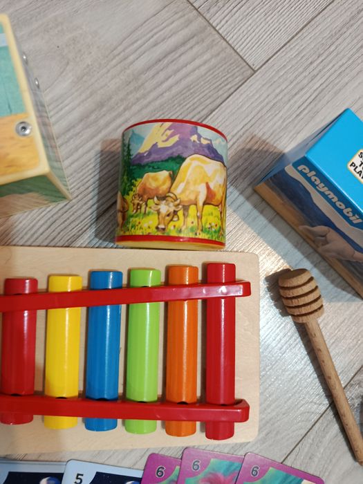 Lot jucării educative tip Montessori cuburi cu sunete sortare joc memo