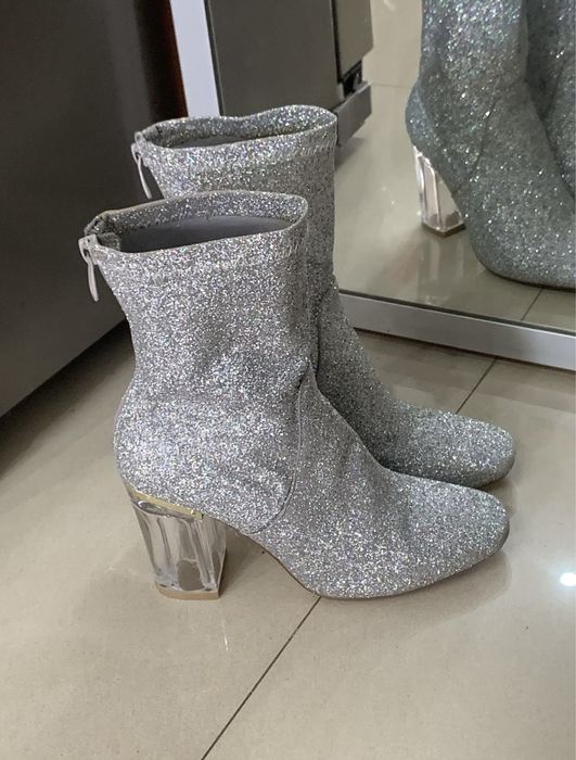 Ghete glitter cu sclipici