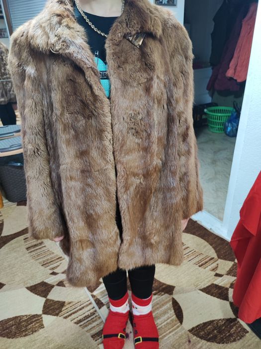 Палто от естесвен косъм