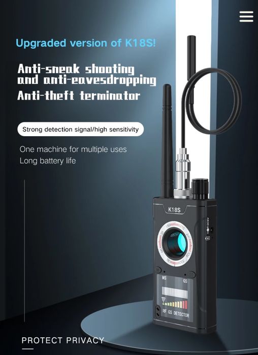 GPS сигнал детектори — жо-сус-лик қурилма ва я-ширин камера аниқлагич