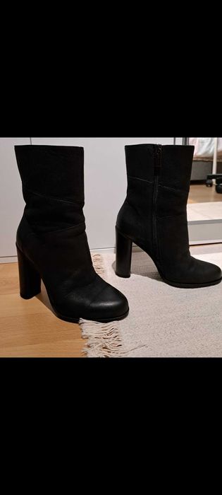 Botine de piele naturală, EU 36,  Gino Rossi