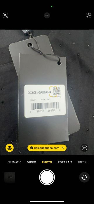 Dolce & Gabbana-Чисто нова оригинална дамска тениска М размер