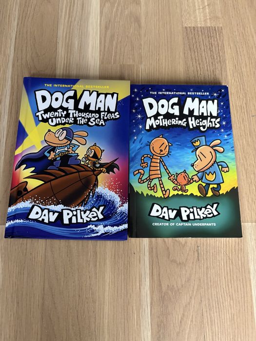 Carti dog man in engleza (benzi desenate)