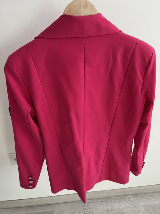 Сако в циклама с колан .Универсален размер