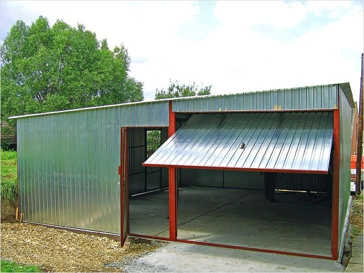 Vând garaj modular pe structură metalică