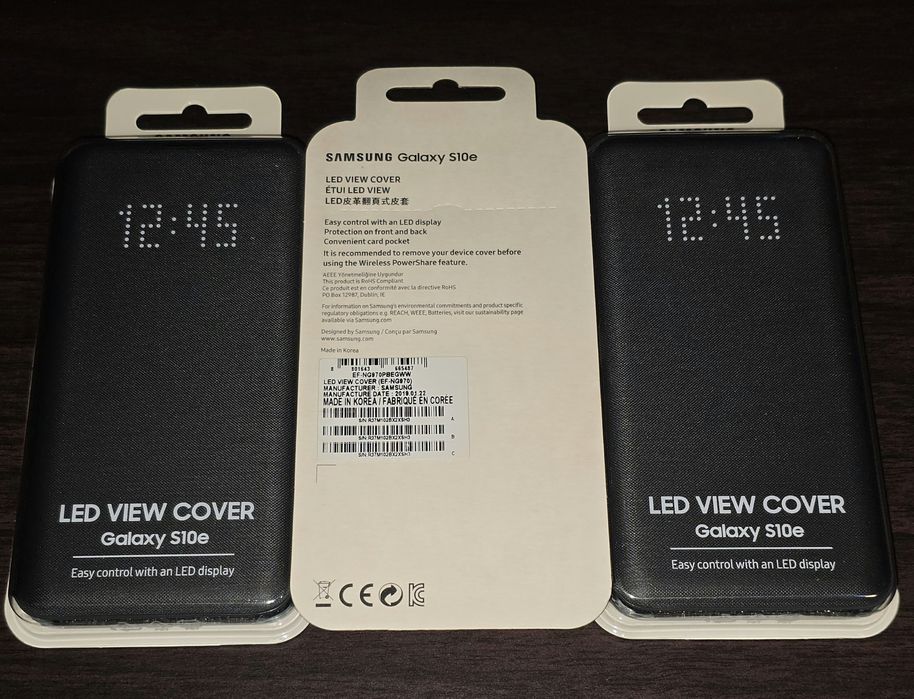 Husa flip smart activa originala Samsung Led View Cover S10e G970