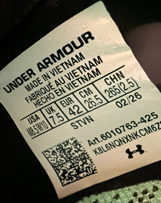 Under Armour кроссовки мужские