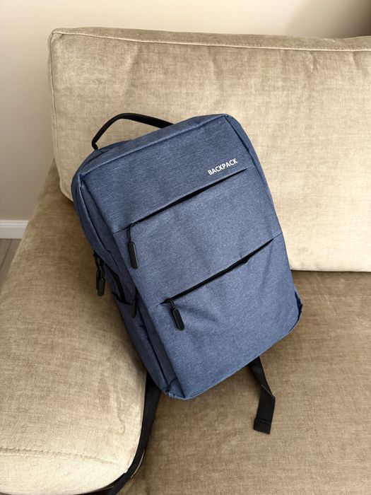 Ghiozdan laptop business negru slim avion calatorii geanta travel usb