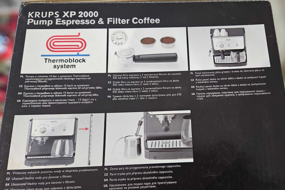 Expresor KRUPS XP 2000 – Aproape nou ! - un cadou de Craciun