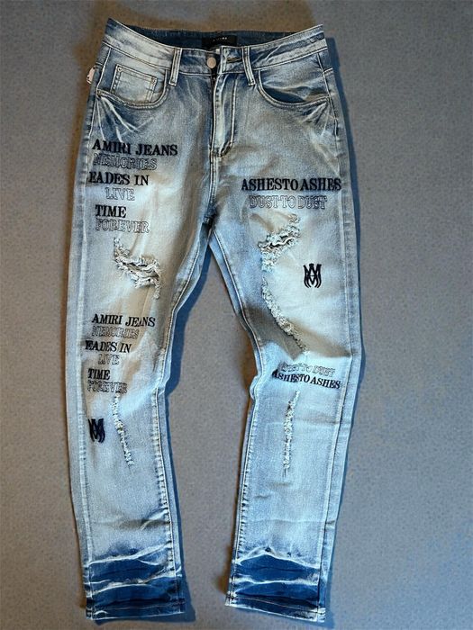 Blugi amiri noi cu eticheta