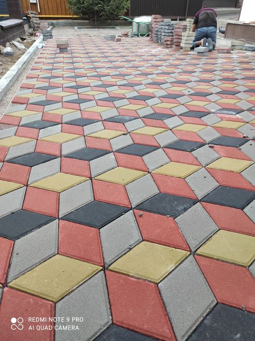 Укладка брусчатка, плитки